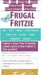 Mobile Screenshot of frugalfritzie.com